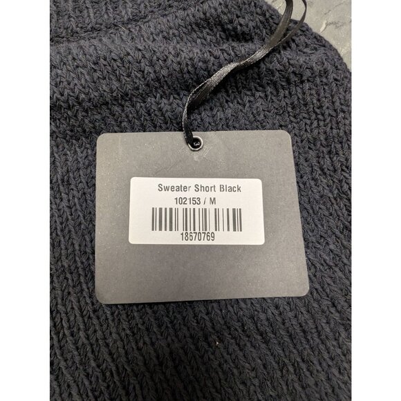 DYI Women's Sweater Felt Bottom Short Black Size Medium - Picture 5 of 7